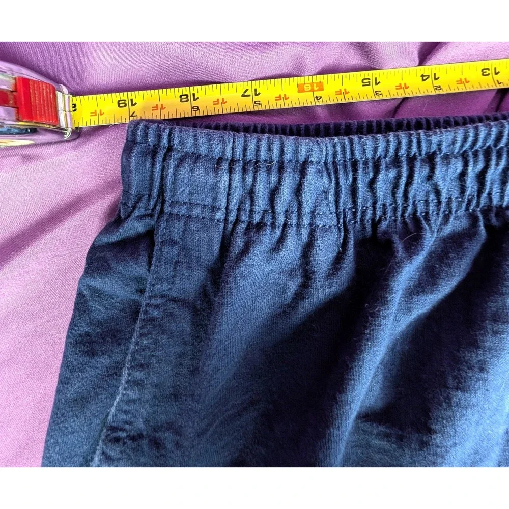 Vintage Fruit of the Loom Navy Blue Cotton Jersey Racquetball Shorts 2XL Y2K
